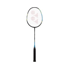 Yonex Rakieta do badmintona Astrox E13 (głowicowa, średnia) czarna/niebieska - naciągnięta -